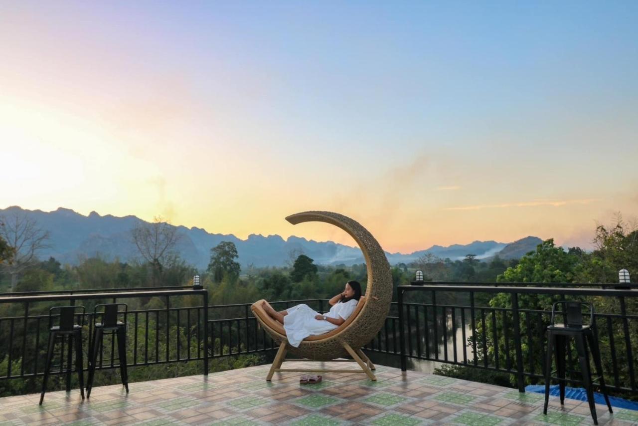 Star Hill River Kwai Resort Ban Kaeng Raboet Exteriör bild
