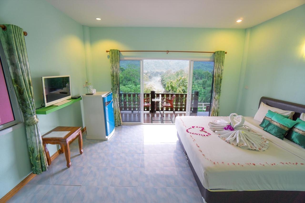 Star Hill River Kwai Resort Ban Kaeng Raboet Exteriör bild